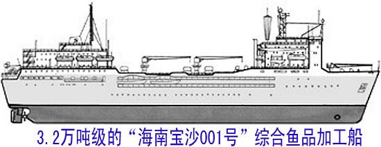 中国最大的“渔业航母”——“海南宝沙001号”