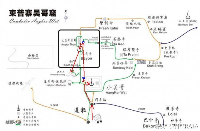 柬埔寨王国暹粒市之大吴哥