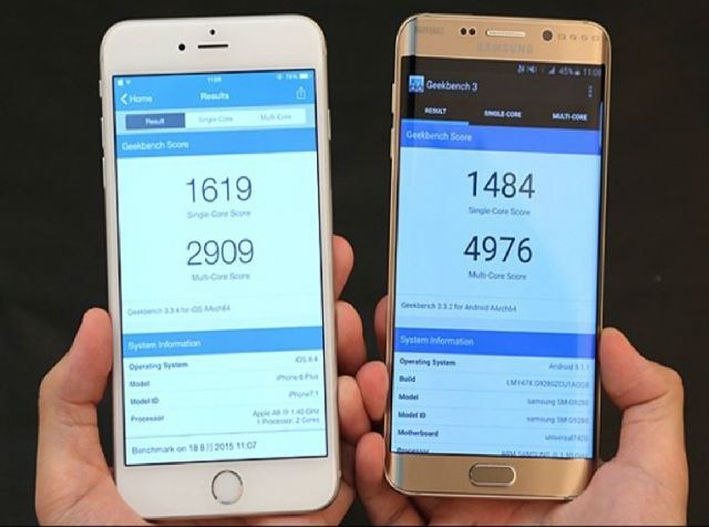 三星S6 edge 安卓机皇完胜iphone 6 Plus