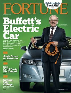 财富杂志谈巴菲特和比亚迪电动汽车