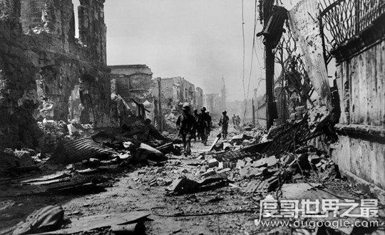 菲律宾马尼拉大屠杀,共杀害12.5万平民(平均每天杀害3千人)