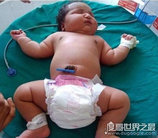 世界上最重的女婴，重达13.6斤(最重的男婴为36斤)