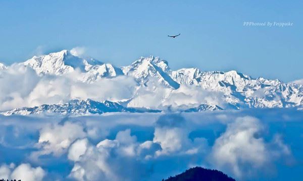 世界上最高的山脉，喜马拉雅山海拔高达8848.43米(世界第一高峰)