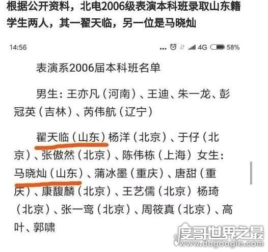 翟天临高考成绩被扒，吹嘘的580多分是假实际上只考了300多分