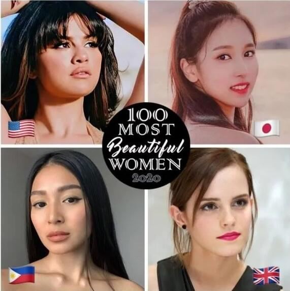 2020百大最美女星榜单，韩国孙艺珍获世界上最美的女人称号