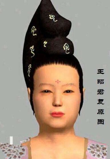 中国古代四大美女复原图吓人，王昭君的容貌复原图是最丑