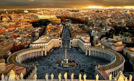 世界上最小的国家，梵蒂冈面积仅0.44km²(人口才800个)