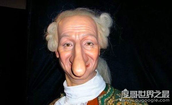 世界上鼻子最长的人，奥利·布莱恩(18世纪贵族/鼻长14厘米)