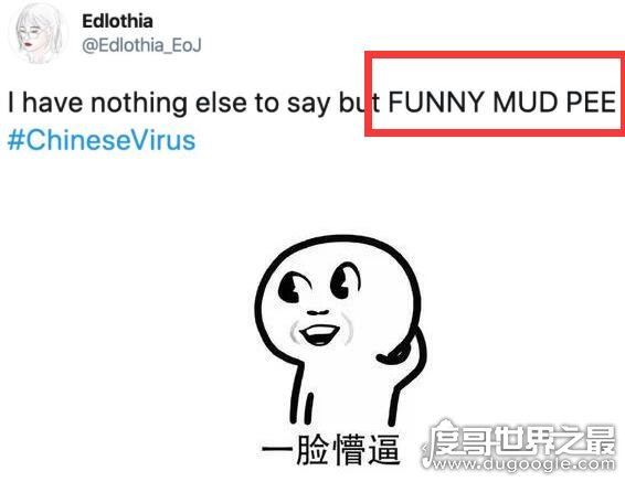 funny mud pee是什么意思？把外国人骂懵了(中文谐音你细品)