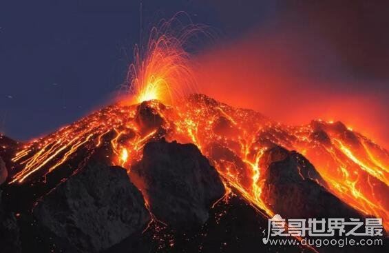 世界上爆发最频繁的活火山，基拉韦厄火山(一直持续喷发)