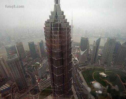 上海最高楼(632米)，中国第一高楼上海中心大厦