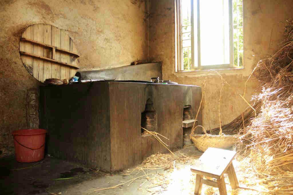 4款农村柴火灶台设计图 农村厨房砖砌烧柴土灶台装修效果图