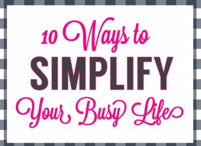 在忙碌中如何简化自己的生活，让自己活得更轻松