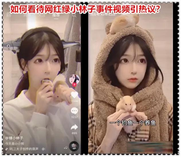 抖音网红绿小林子视频事件分析，绿小林子黑历史这是谣言