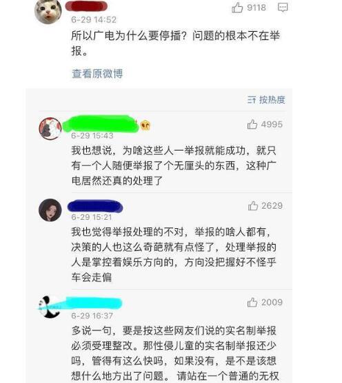 湖南广电回应网友举报动画人物染发 网友的评论亮了